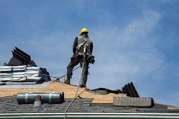 Professional Gutter Installation technician working in Van Buren, AR